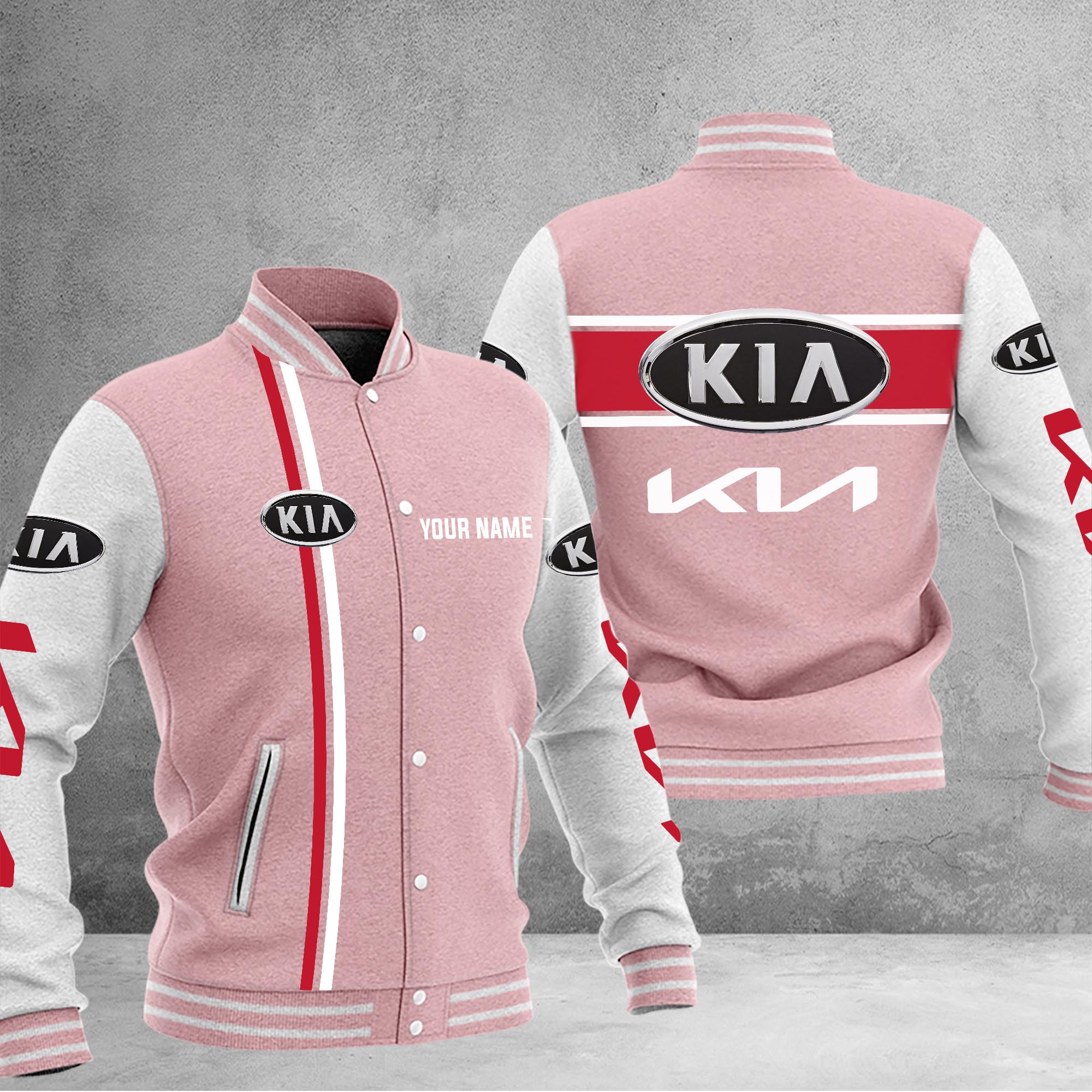 Kia Baseball Jacket - Famjoys Kia Baseball Jacket - Famjoys