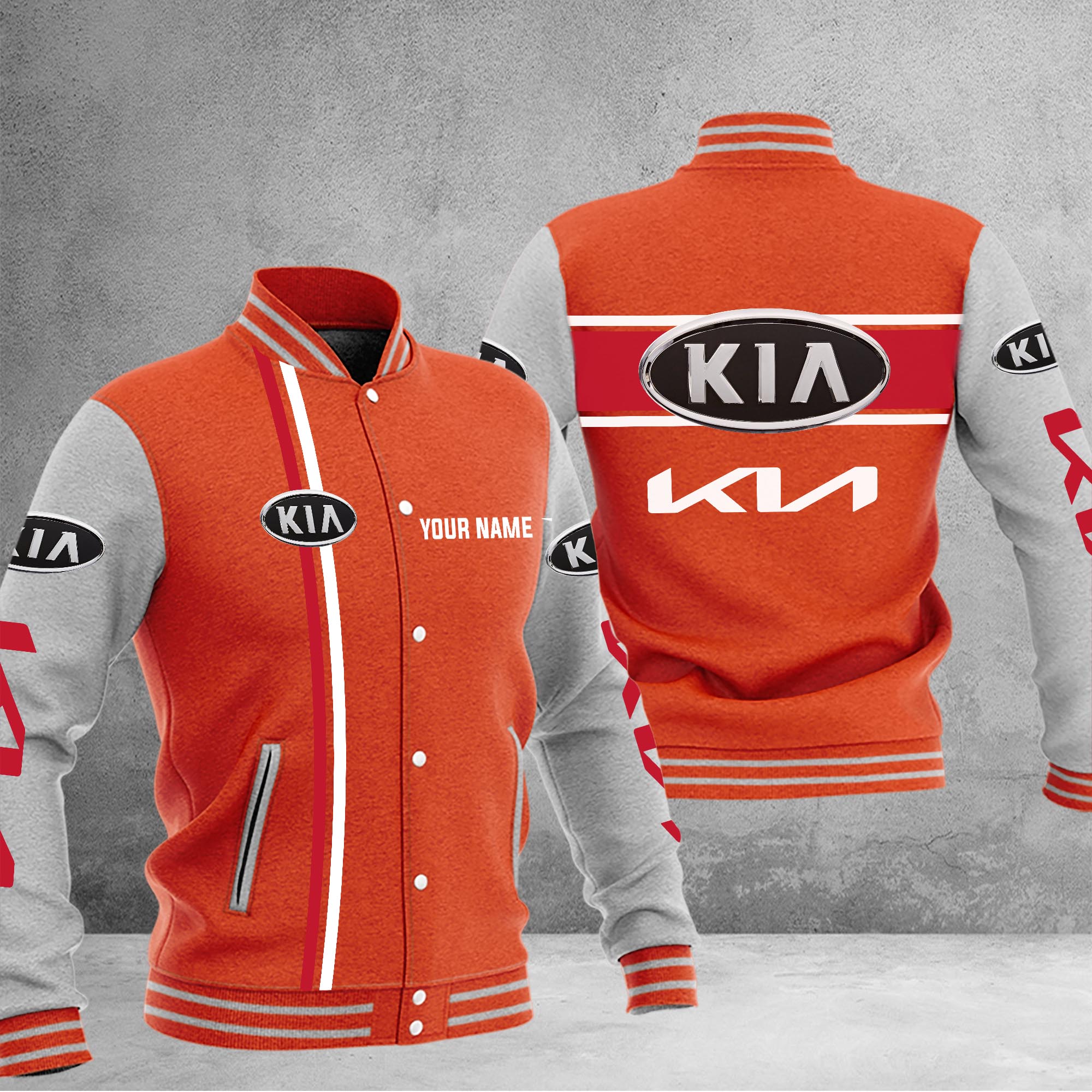 Kia Baseball Jacket - Famjoys Kia Baseball Jacket - Famjoys
