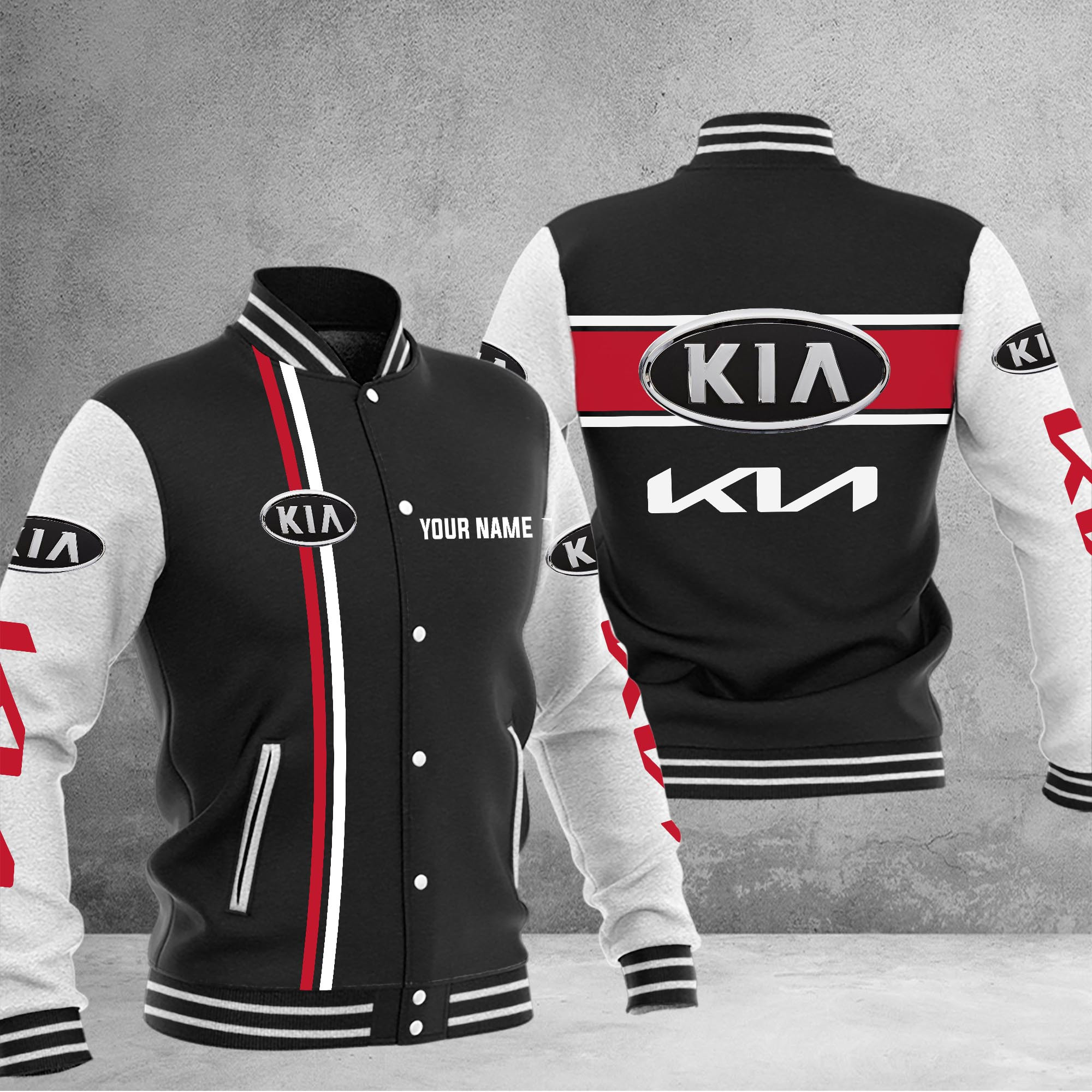 Kia Baseball Jacket - Famjoys Kia Baseball Jacket - Famjoys