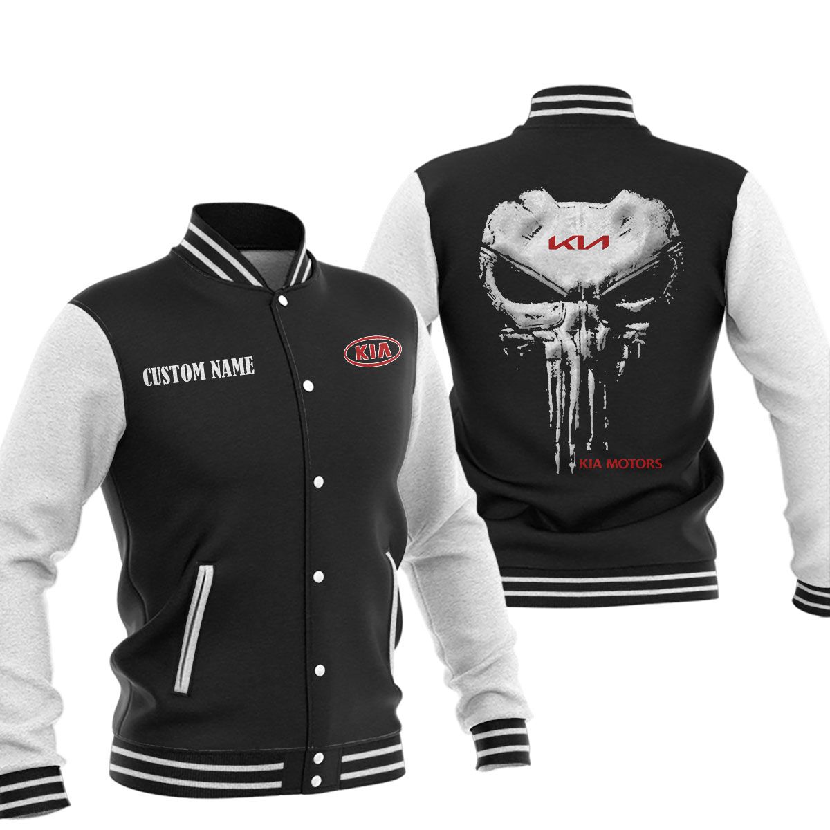Kia Baseball Jacket, Multicolor 