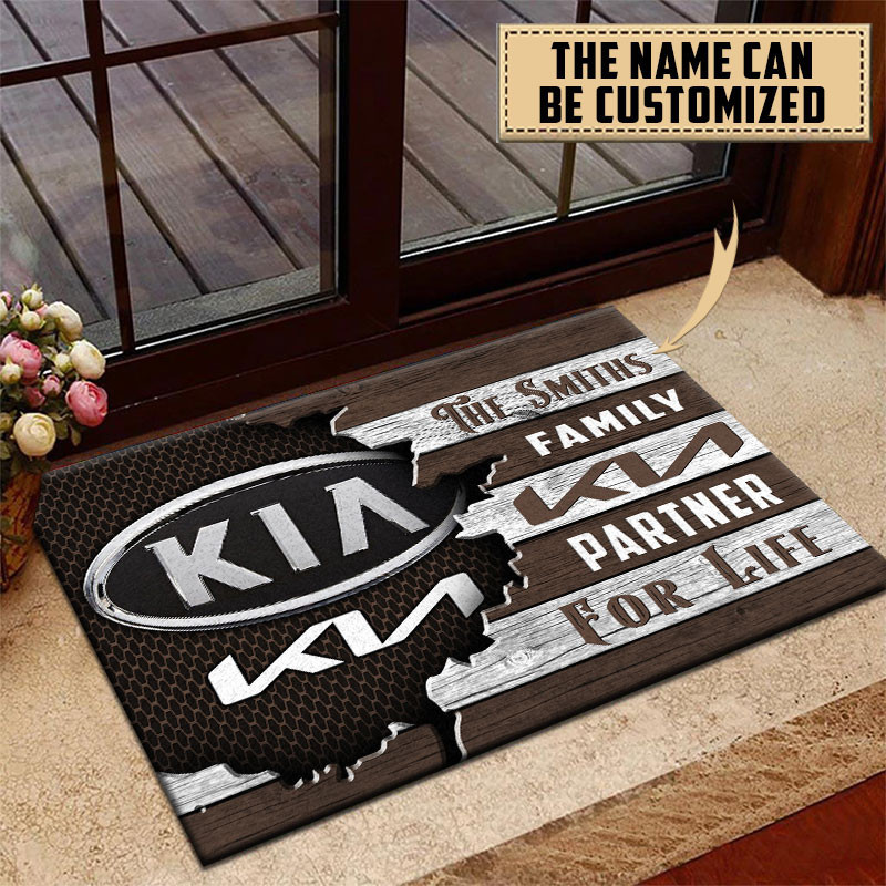 Kia Doormat Custom Name, Multicolor - Famjoys Kia Doormat Custom Name, Multicolor - Famjoys