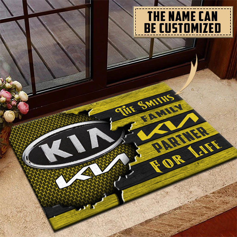 Kia Doormat Custom Name, Multicolor - Famjoys Kia Doormat Custom Name, Multicolor - Famjoys
