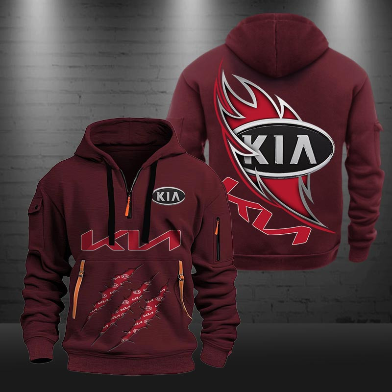 Kia New Zip Hoodie 0453 Multicolor - Famjoys Kia New Zip Hoodie 0453 Multicolor - Famjoys