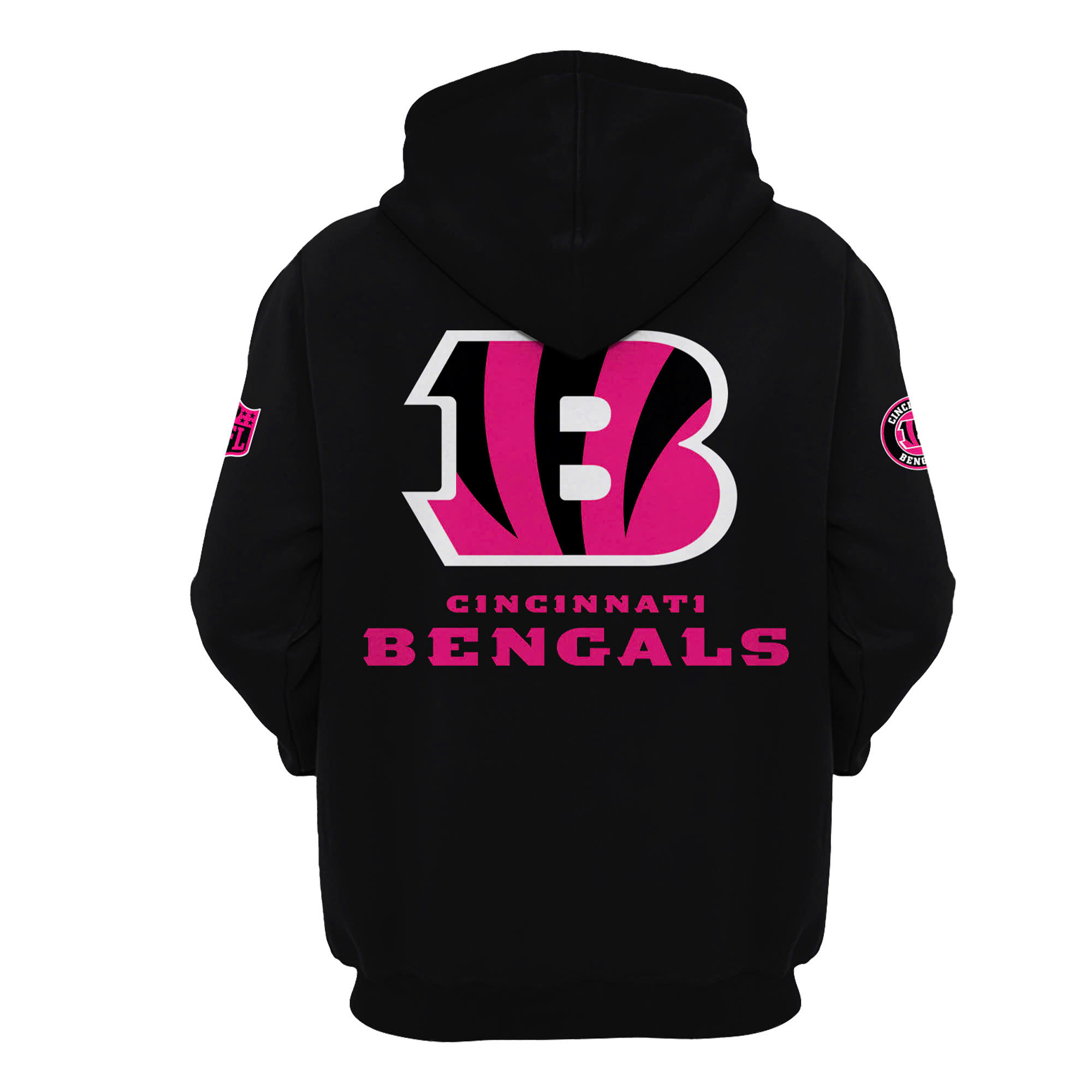 Kid’s Black Cincinnati Bengals Crucial Catch Club Pullover Hoodie V2 - Famjoys Kid’s Black Cincinnati Bengals Crucial Catch Club Pullover Hoodie V2 - Famjoys