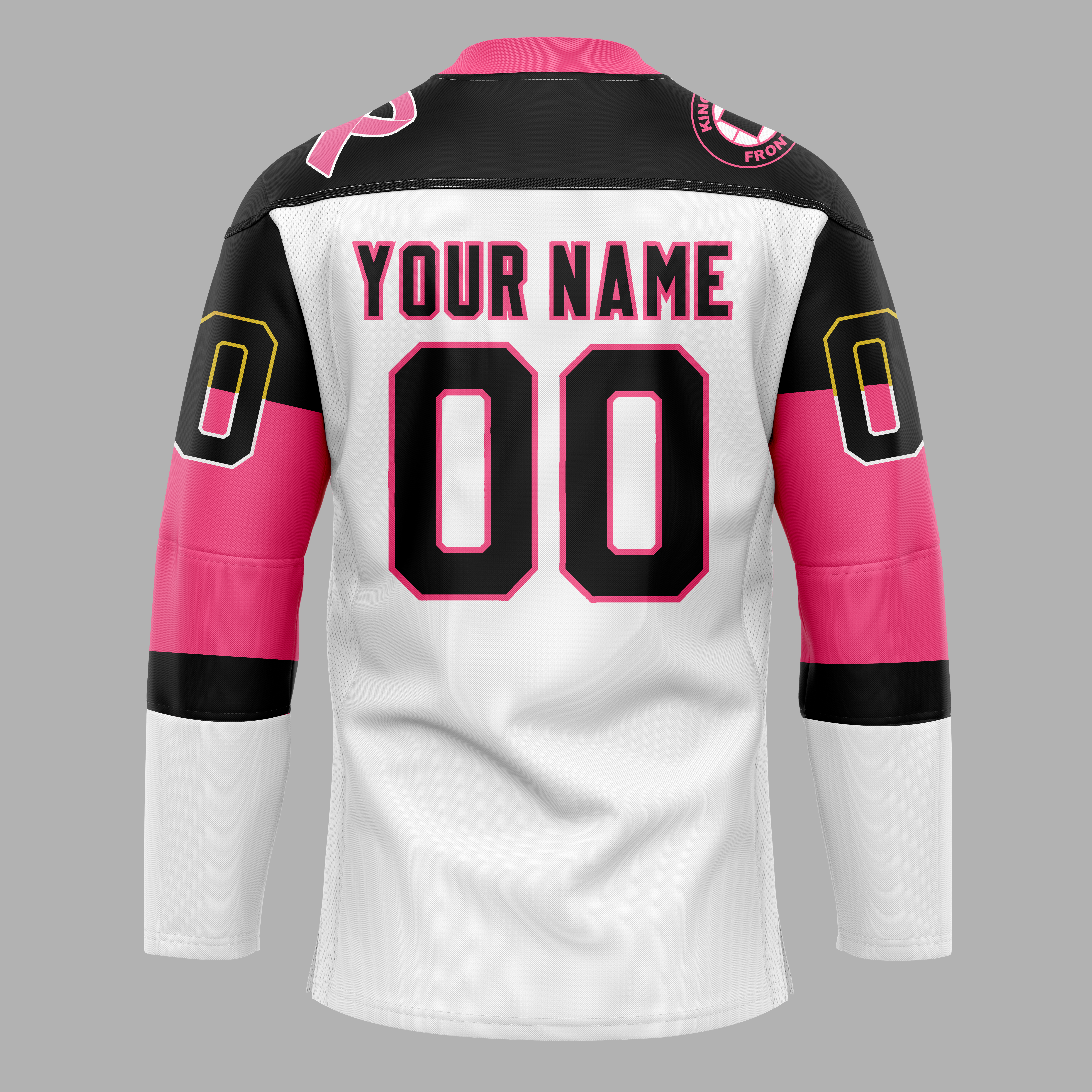 Kingston Frontenacs x Pink in the Rink Custom Jersey - Famjoys Kingston Frontenacs x Pink in the Rink Custom Jersey - Famjoys