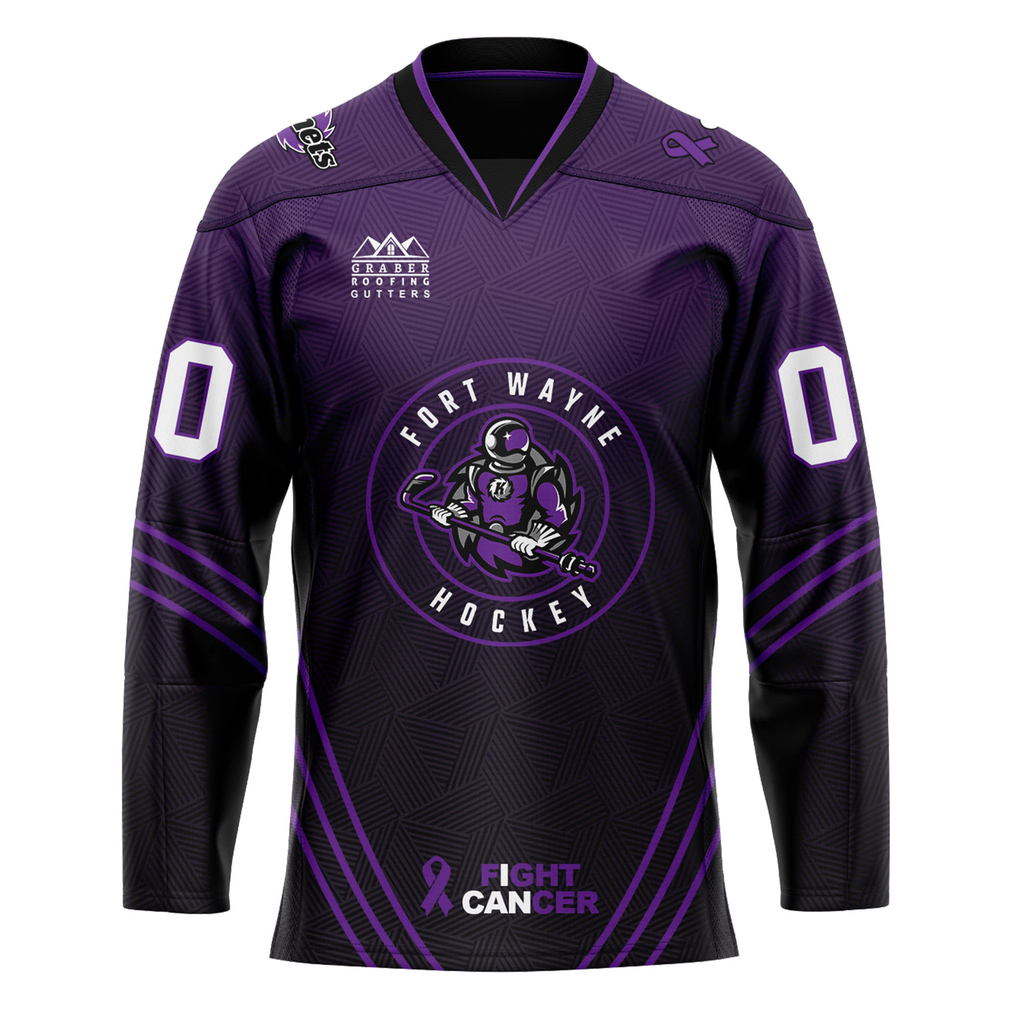 Komets Fight Cancer Jersey - Famjoys Komets Fight Cancer Jersey - Famjoys