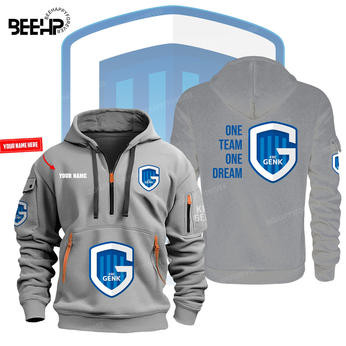 KRC Genk New Hoodie Full Color - Famjoys KRC Genk New Hoodie Full Color - Famjoys