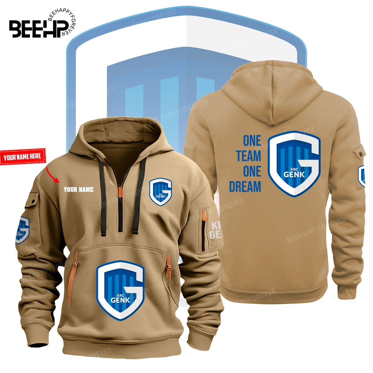 KRC Genk New Hoodie Full Color - Famjoys KRC Genk New Hoodie Full Color - Famjoys