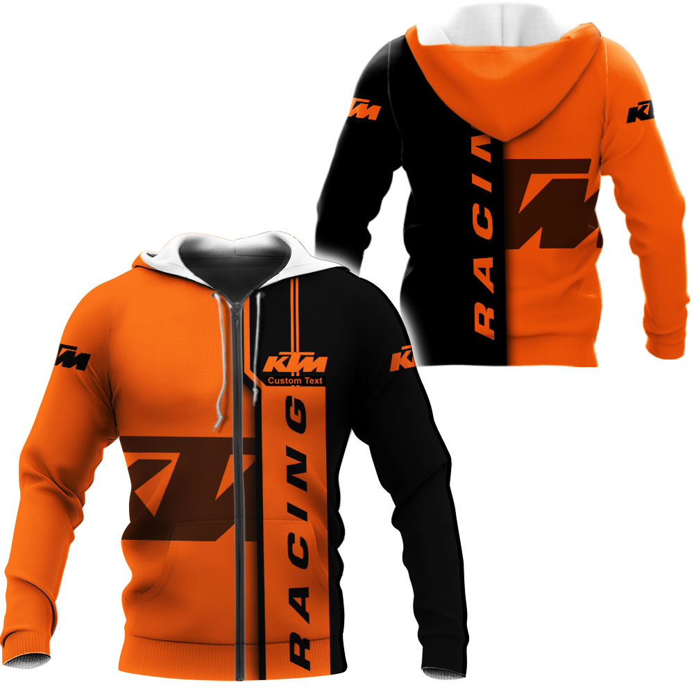 KTM 3D Apparel Zip Hoodie,Pant,Polo, Button Hawaii Shirt Personalized - Famjoys KTM 3D Apparel Zip Hoodie,Pant,Polo, Button Hawaii Shirt Personalized - Famjoys