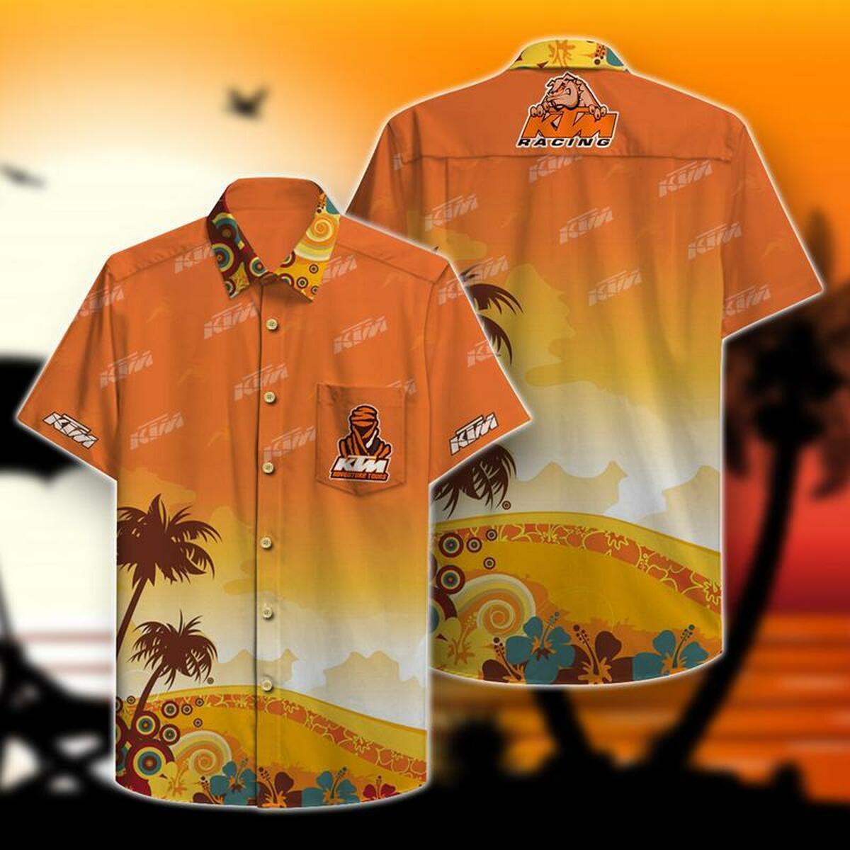 Ktm Ag Hawaii Hawaiian Shirt - Famjoys Ktm Ag Hawaii Hawaiian Shirt - Famjoys