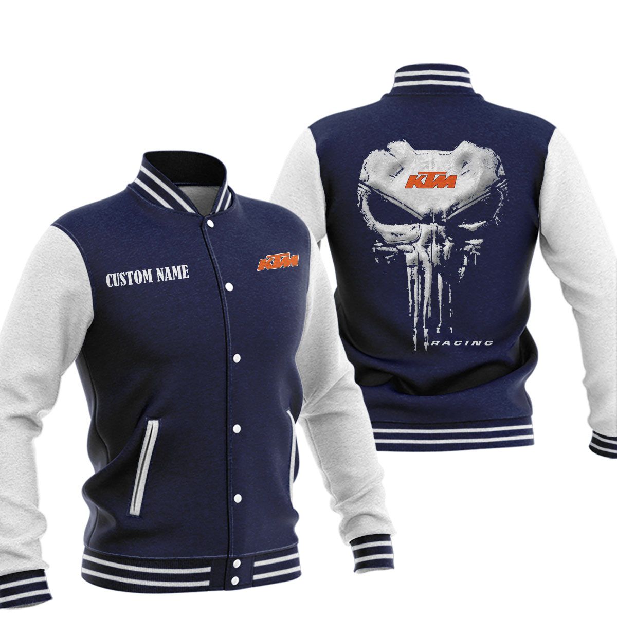 KTM Baseball Jacket, Multicolor - Famjoys KTM Baseball Jacket, Multicolor - Famjoys
