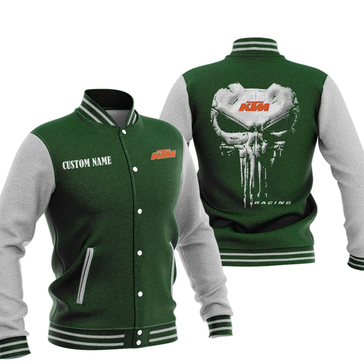 KTM Baseball Jacket, Multicolor - Famjoys KTM Baseball Jacket, Multicolor - Famjoys