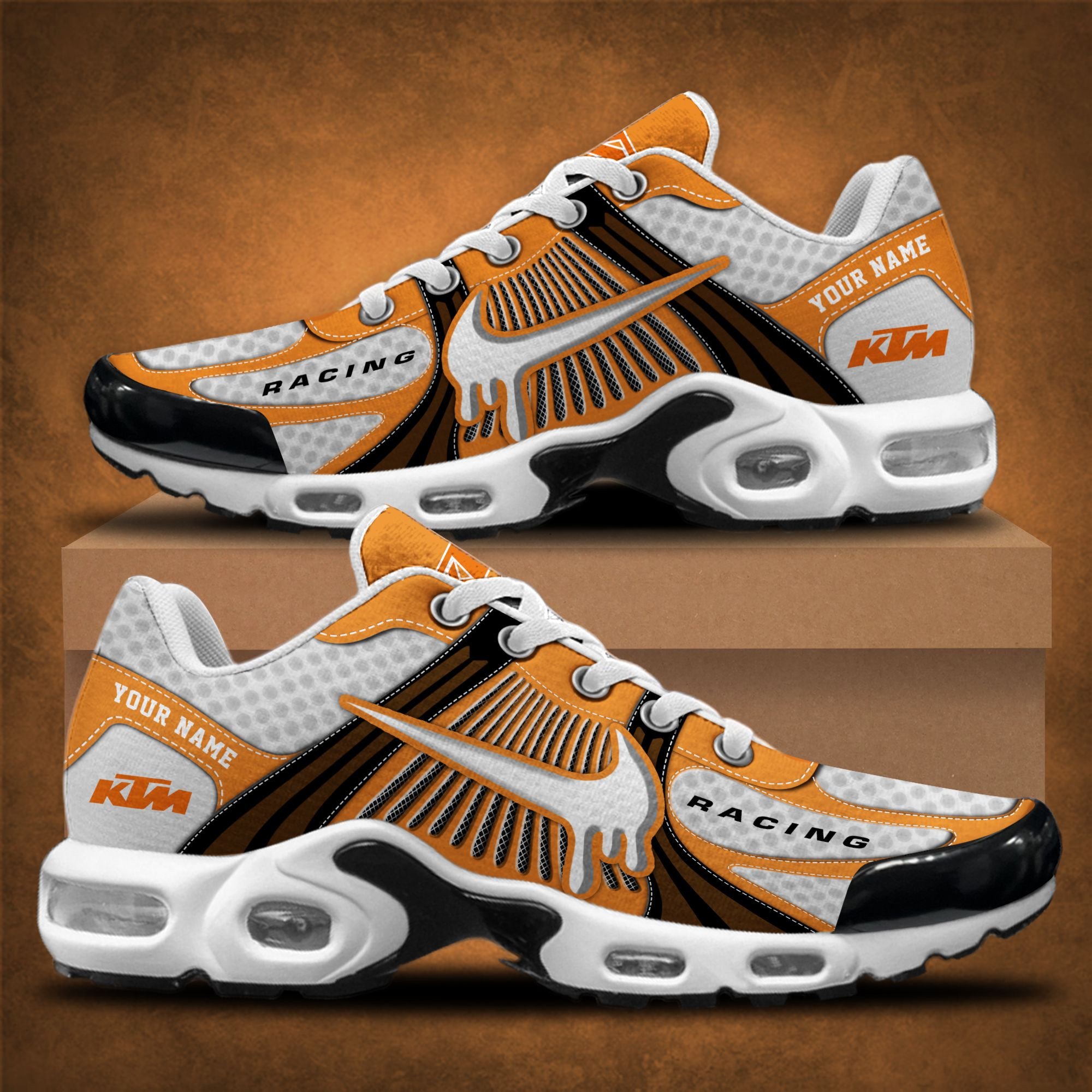 KTM Racing TN Shoes Sneakers For Men And Women - Famjoys KTM Racing TN Shoes Sneakers For Men And Women - Famjoys