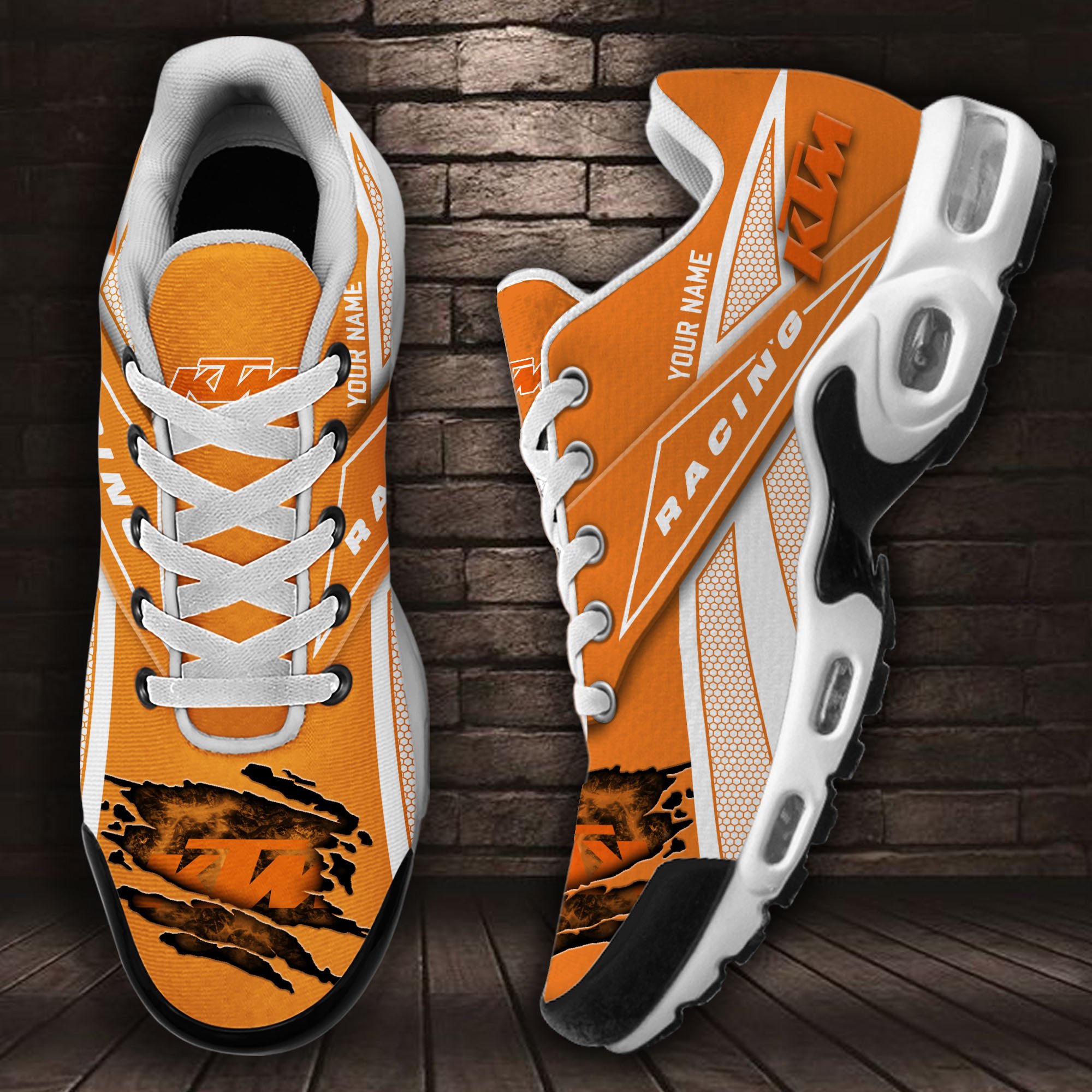 KTM Racing TN Shoes Sneakers For Men And Women - Famjoys KTM Racing TN Shoes Sneakers For Men And Women - Famjoys