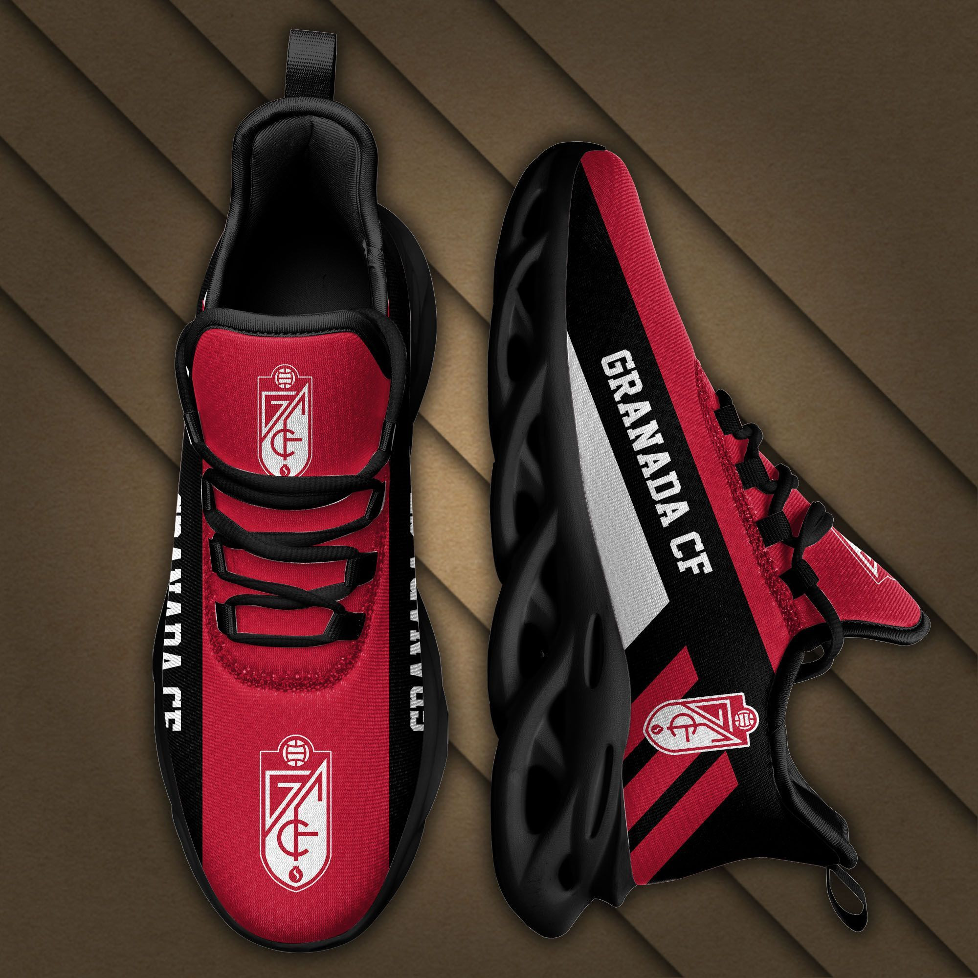 La Liga Granada CF Max Soul Sneakers Shoes - Famjoys La Liga Granada CF Max Soul Sneakers Shoes - Famjoys