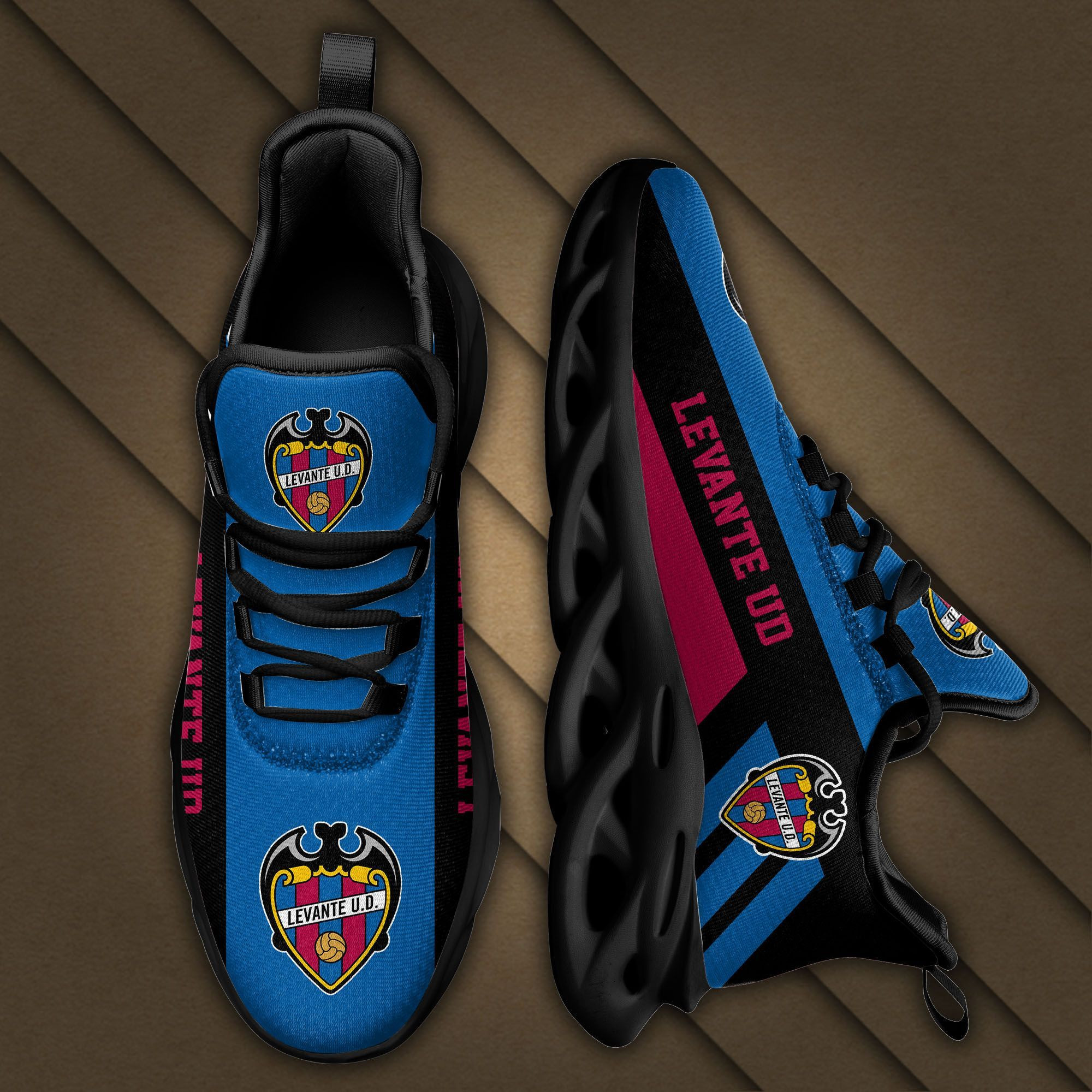La Liga Levante UD Max Soul Sneakers Shoes - Famjoys La Liga Levante UD Max Soul Sneakers Shoes - Famjoys