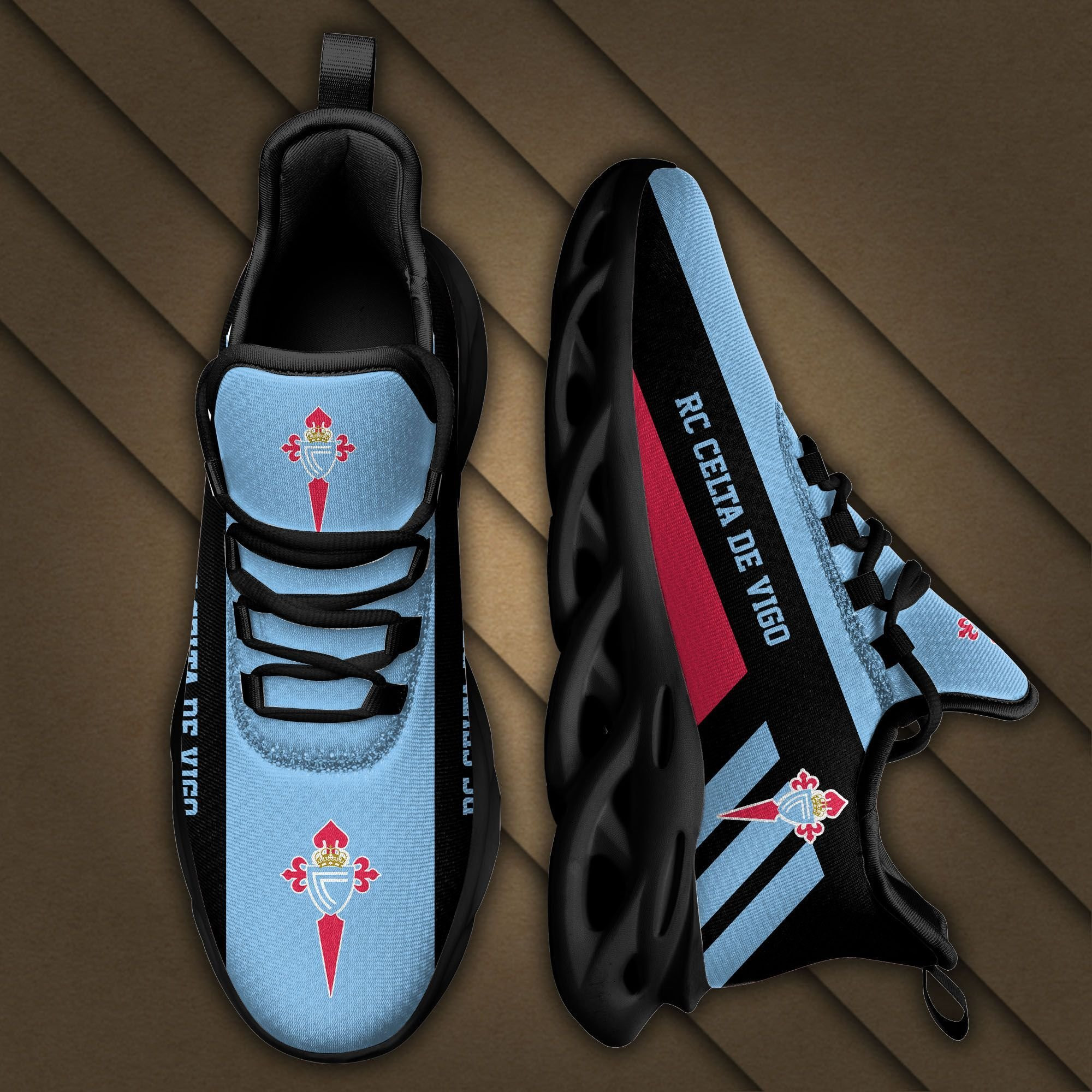 La Liga RC Celta de Vigo Max Soul Sneakers Shoes - Famjoys La Liga RC Celta de Vigo Max Soul Sneakers Shoes - Famjoys