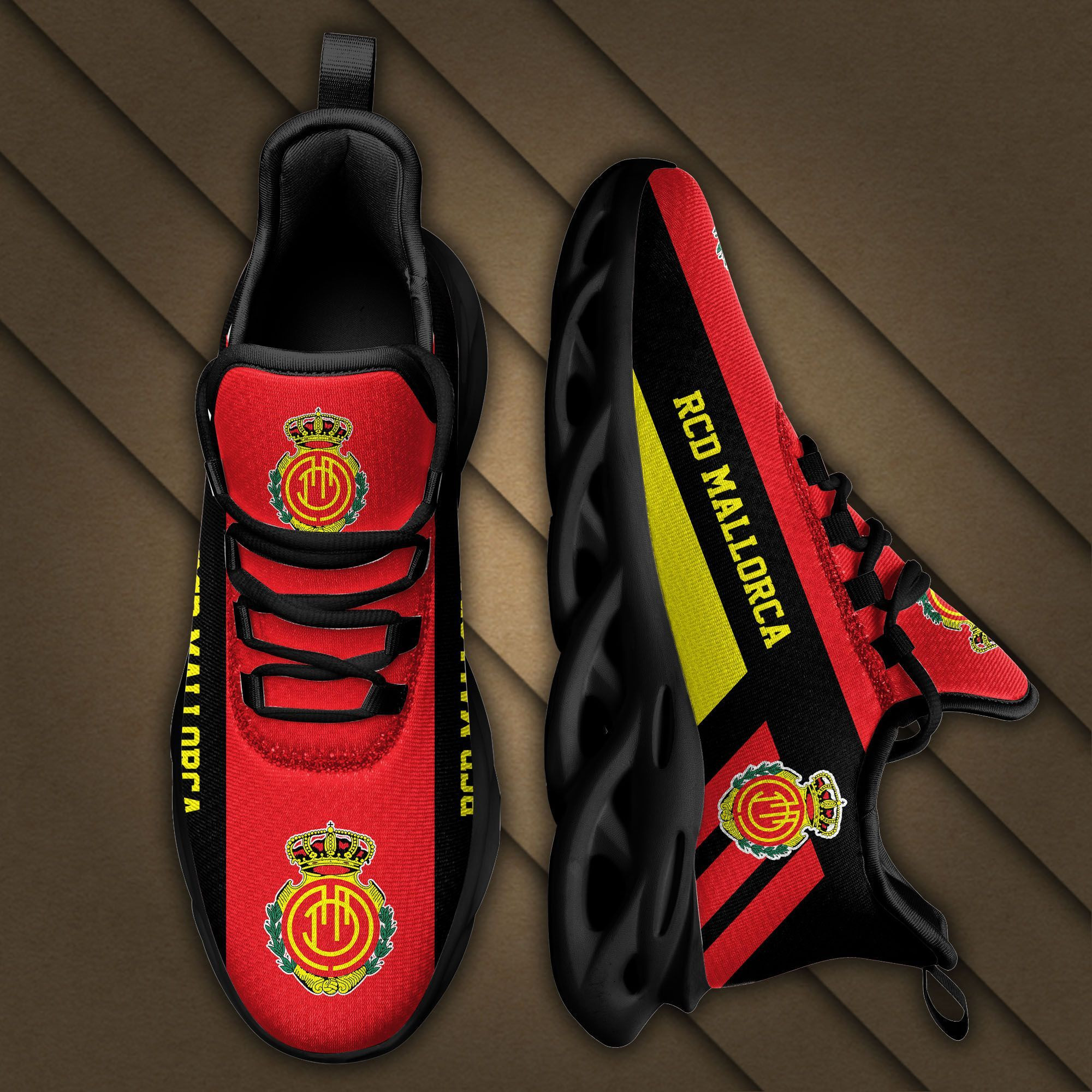 La Liga RCD Mallorca Max Soul Sneakers Shoes - Famjoys La Liga RCD Mallorca Max Soul Sneakers Shoes - Famjoys