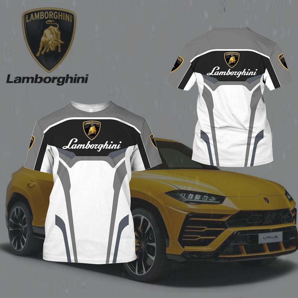 Lamborghini 3D ALL OVER PRINTED SHIRTS VER 9 - Famjoys Lamborghini 3D ALL OVER PRINTED SHIRTS VER 9 - Famjoys