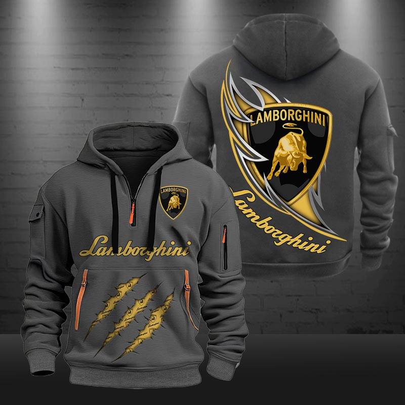 Lamborghini New Zip Hoodie 0454 Multicolor - Famjoys Lamborghini New Zip Hoodie 0454 Multicolor - Famjoys