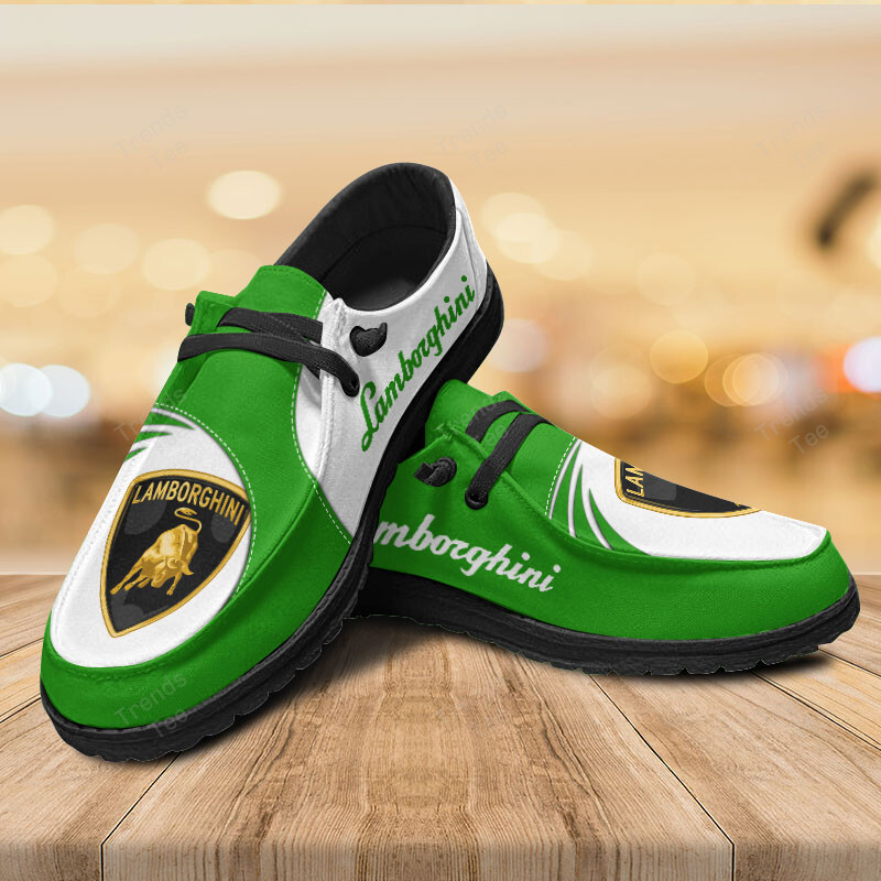 Lamborghini Personalized Hey Dude Sports Shoes Custom Name Design Perfect Gift For Fans - Famjoys Lamborghini Personalized Hey Dude Sports Shoes Custom Name Design Perfect Gift For Fans - Famjoys