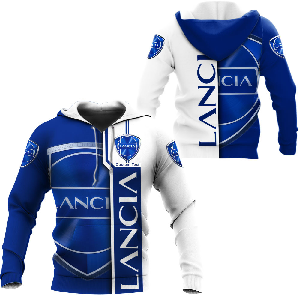 Lancia 3D Apparel Zip Hoodie,Pant,Polo, Button Hawaii Shirt Personalized 
