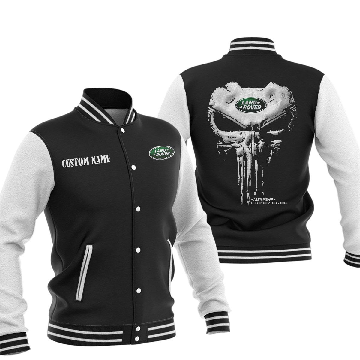 Land Rover Baseball Jacket, Multicolor - Famjoys Land Rover Baseball Jacket, Multicolor - Famjoys