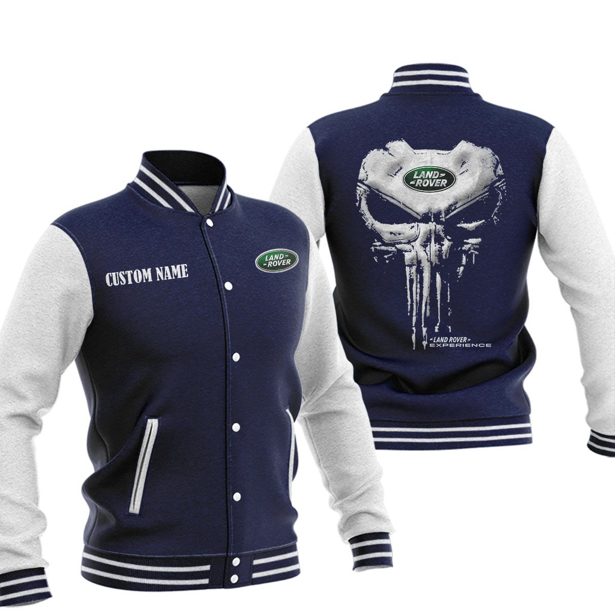 Land Rover Baseball Jacket, Multicolor - Famjoys Land Rover Baseball Jacket, Multicolor - Famjoys