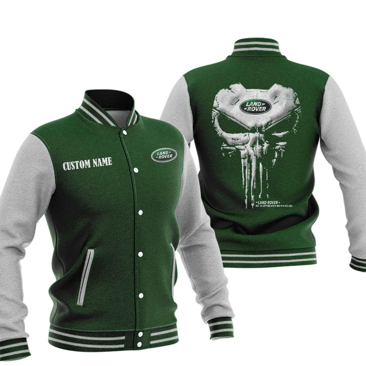 Land Rover Baseball Jacket, Multicolor - Famjoys Land Rover Baseball Jacket, Multicolor - Famjoys