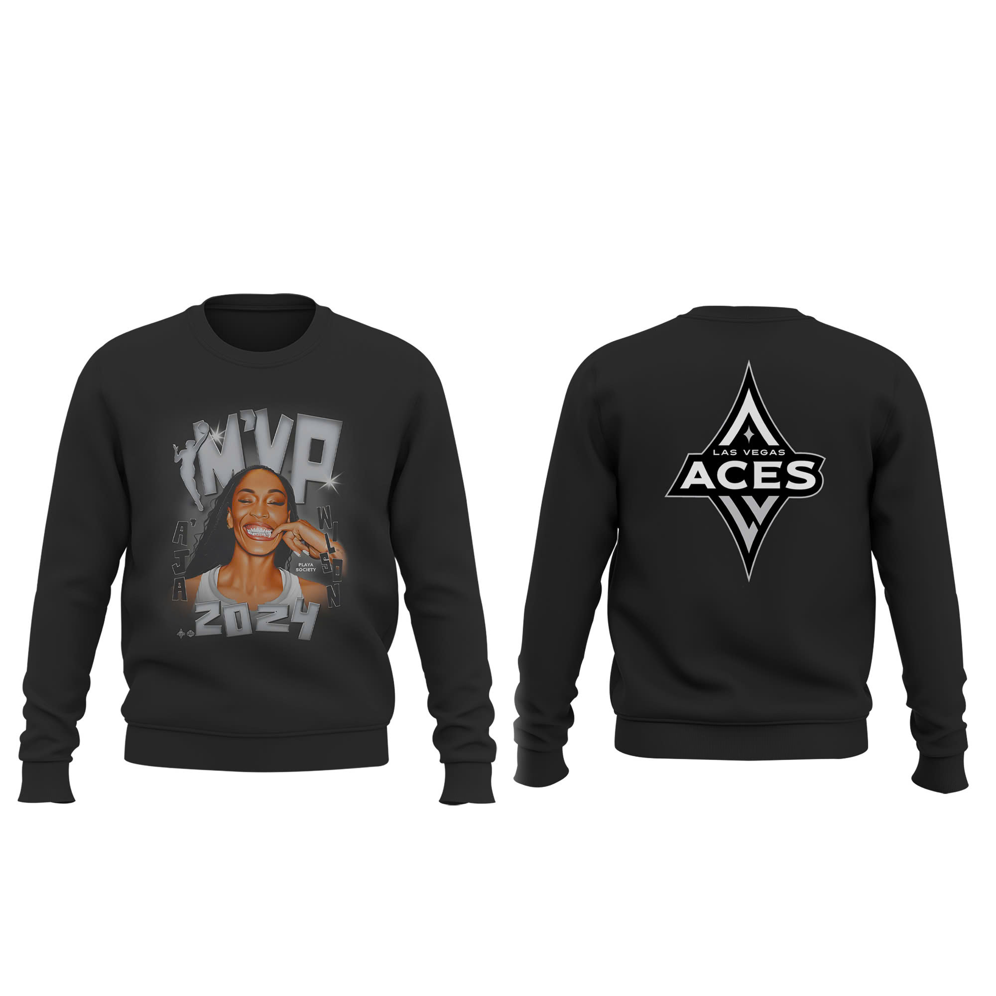 Las Vegas Aces MVP Sweatshirt - Famjoys Las Vegas Aces MVP Sweatshirt - Famjoys
