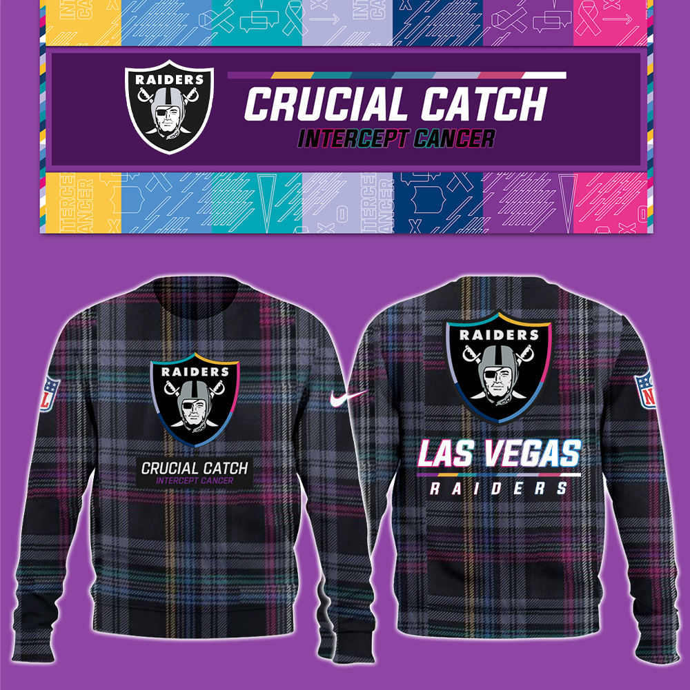 Las Vegas Raider Crucial Catch Hoodie V2 - Famjoys Las Vegas Raider Crucial Catch Hoodie V2 - Famjoys
