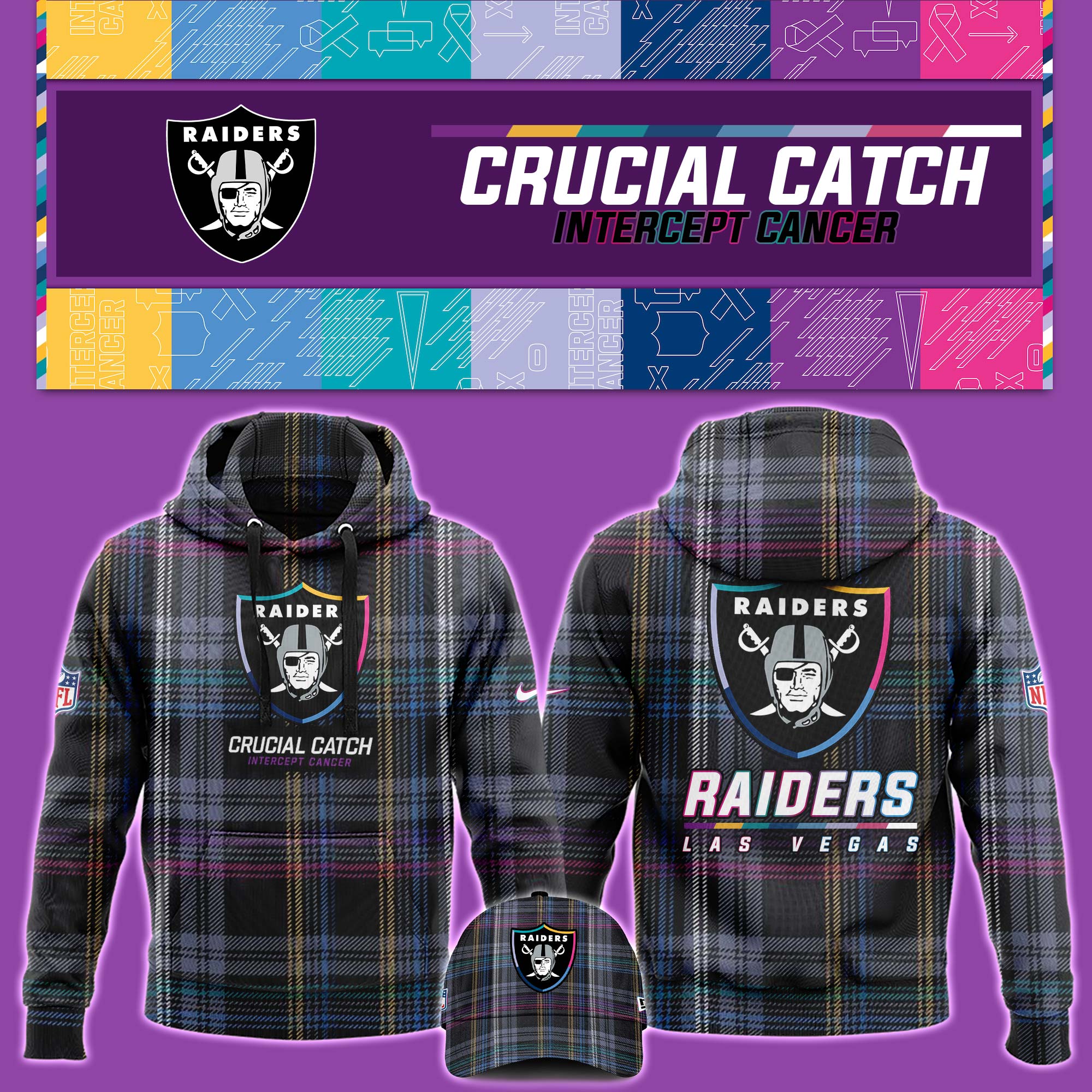 Las Vegas Raiders Black 202 Crucial Catch Club Pullover Hoodie - Famjoys Las Vegas Raiders Black 202 Crucial Catch Club Pullover Hoodie - Famjoys