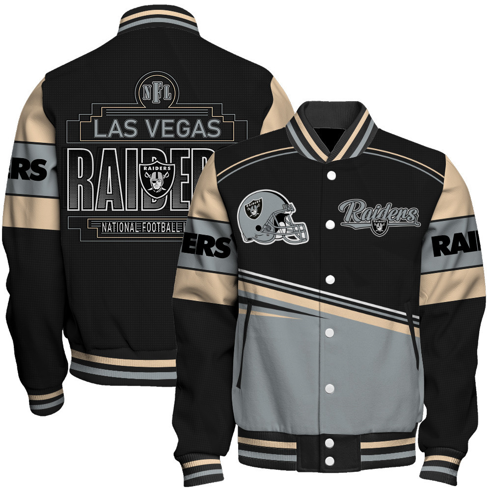 Las Vegas Raiders - Dare To Be Different Unisex Varsity Jacket