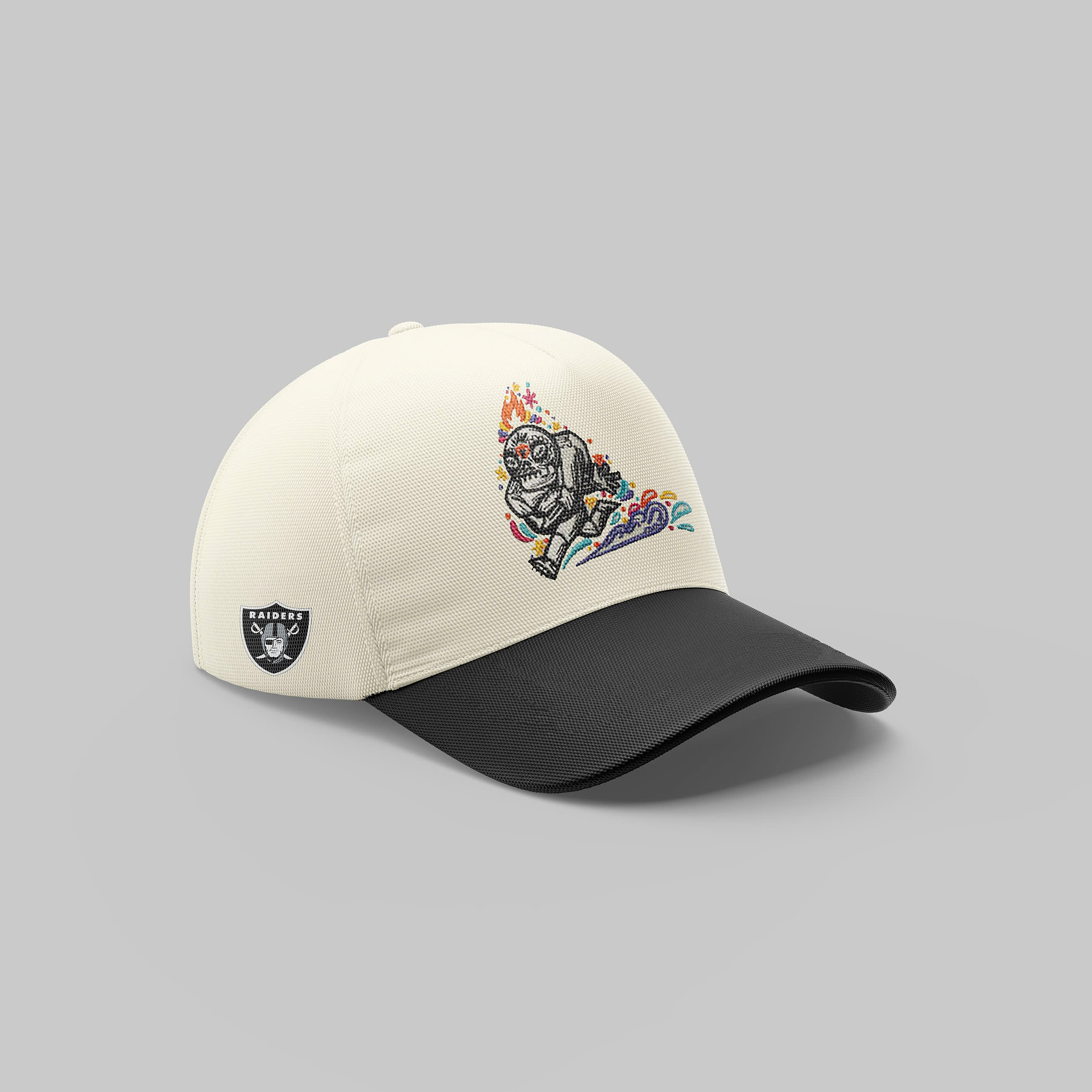 Las Vegas Raiders Dia De Los Muertos Premium Cap - Famjoys Las Vegas Raiders Dia De Los Muertos Premium Cap - Famjoys