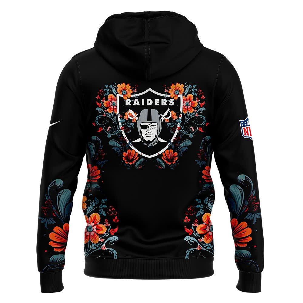 Las Vegas Raiders Dia De Los Muertos Premium Hoodie - Famjoys Las Vegas Raiders Dia De Los Muertos Premium Hoodie - Famjoys