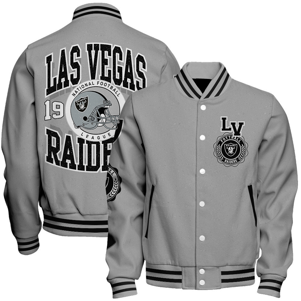 Las Vegas Raiders - Feel The Power Unisex Varsity Jacket