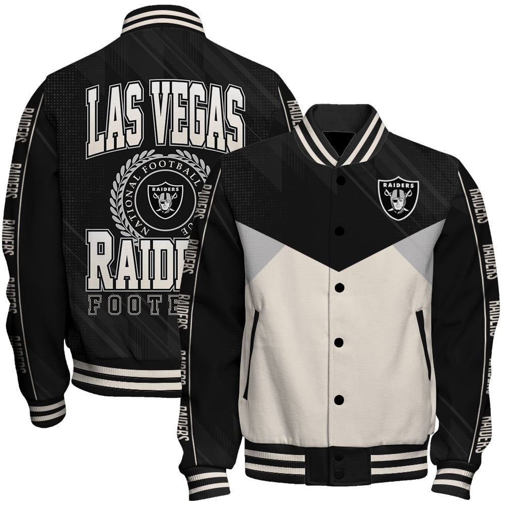 Las Vegas Raiders - Personality, Outstanding Unisex Varsity Jacket - Famjoys Las Vegas Raiders - Personality, Outstanding Unisex Varsity Jacket - Famjoys