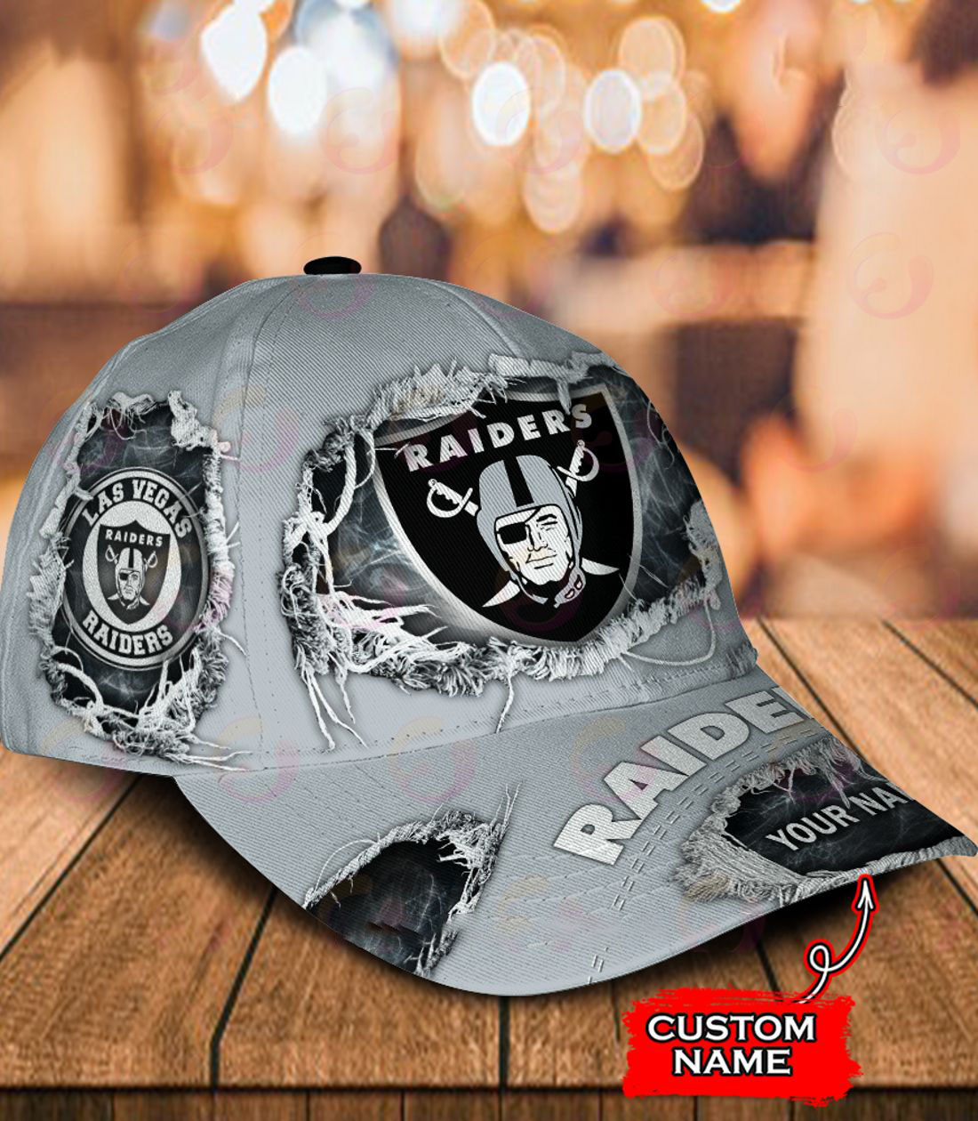 Las Vegas Raiders-Personalized Classic Cap-V2 - Famjoys Las Vegas Raiders-Personalized Classic Cap-V2 - Famjoys