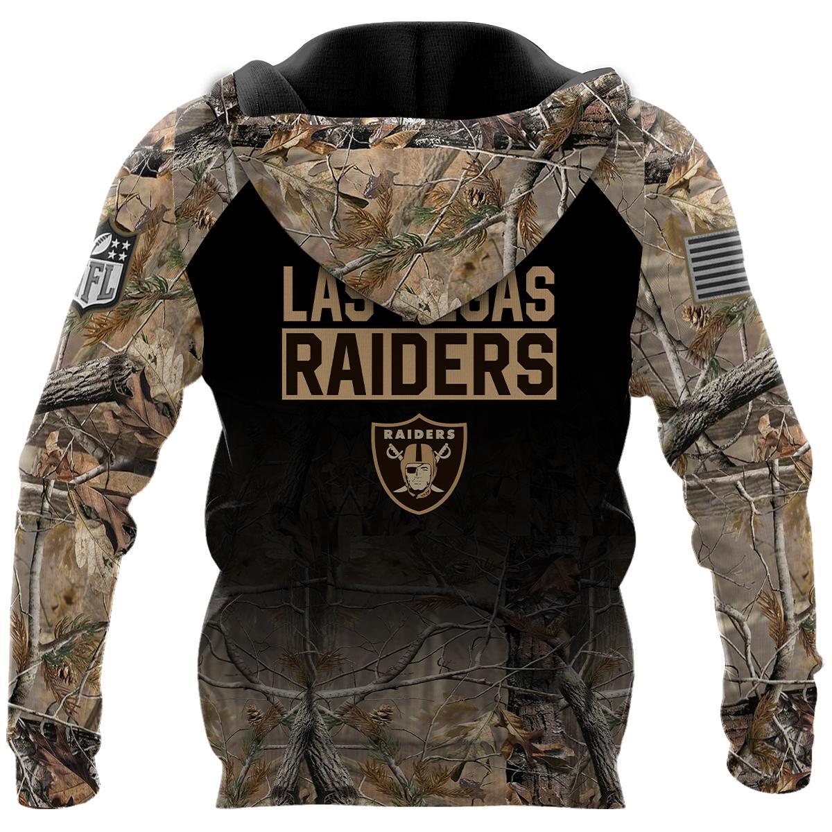 Las Vegas Raiders Personalized Hunting Camo Hunting All Print Apparel - Famjoys Las Vegas Raiders Personalized Hunting Camo Hunting All Print Apparel - Famjoys