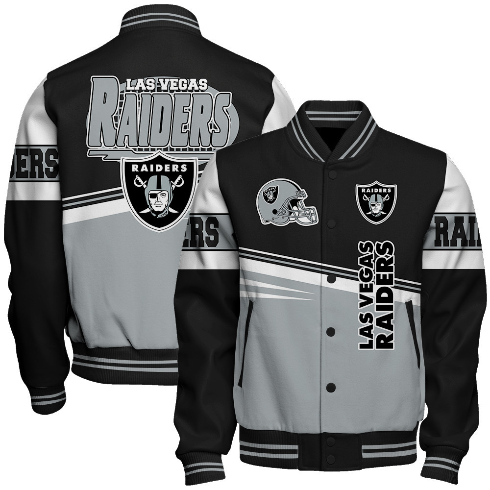 Las Vegas Raiders - Second Family Unisex Varsity Jacket - Famjoys Las Vegas Raiders - Second Family Unisex Varsity Jacket - Famjoys