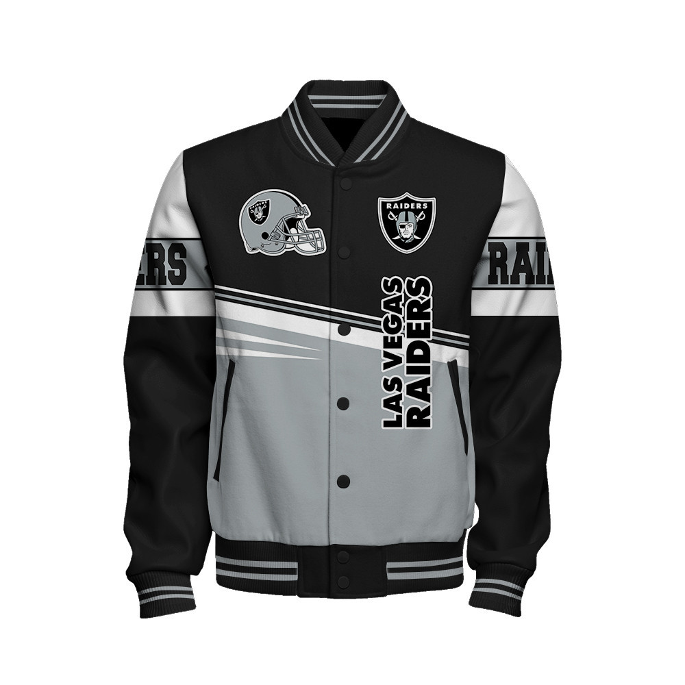 Las Vegas Raiders - Second Family Unisex Varsity Jacket - Famjoys Las Vegas Raiders - Second Family Unisex Varsity Jacket - Famjoys