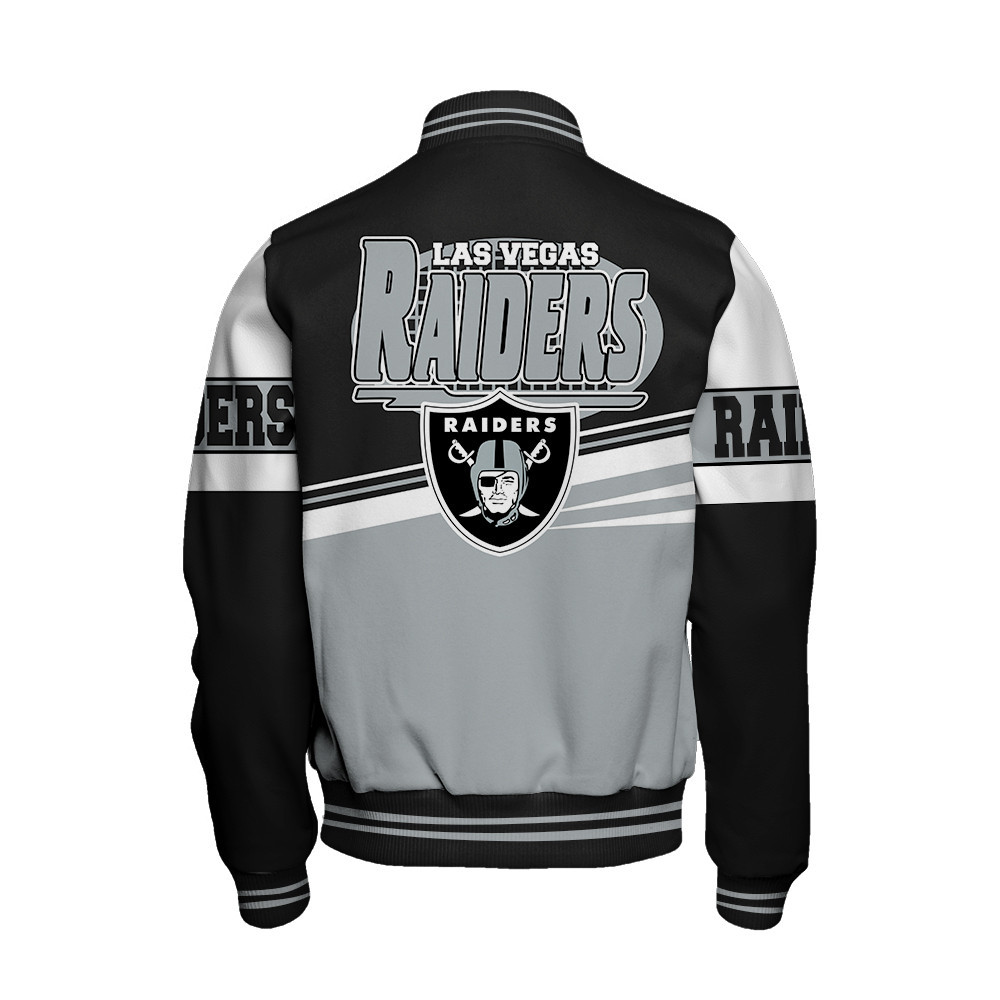 Las Vegas Raiders - Second Family Unisex Varsity Jacket - Famjoys Las Vegas Raiders - Second Family Unisex Varsity Jacket - Famjoys