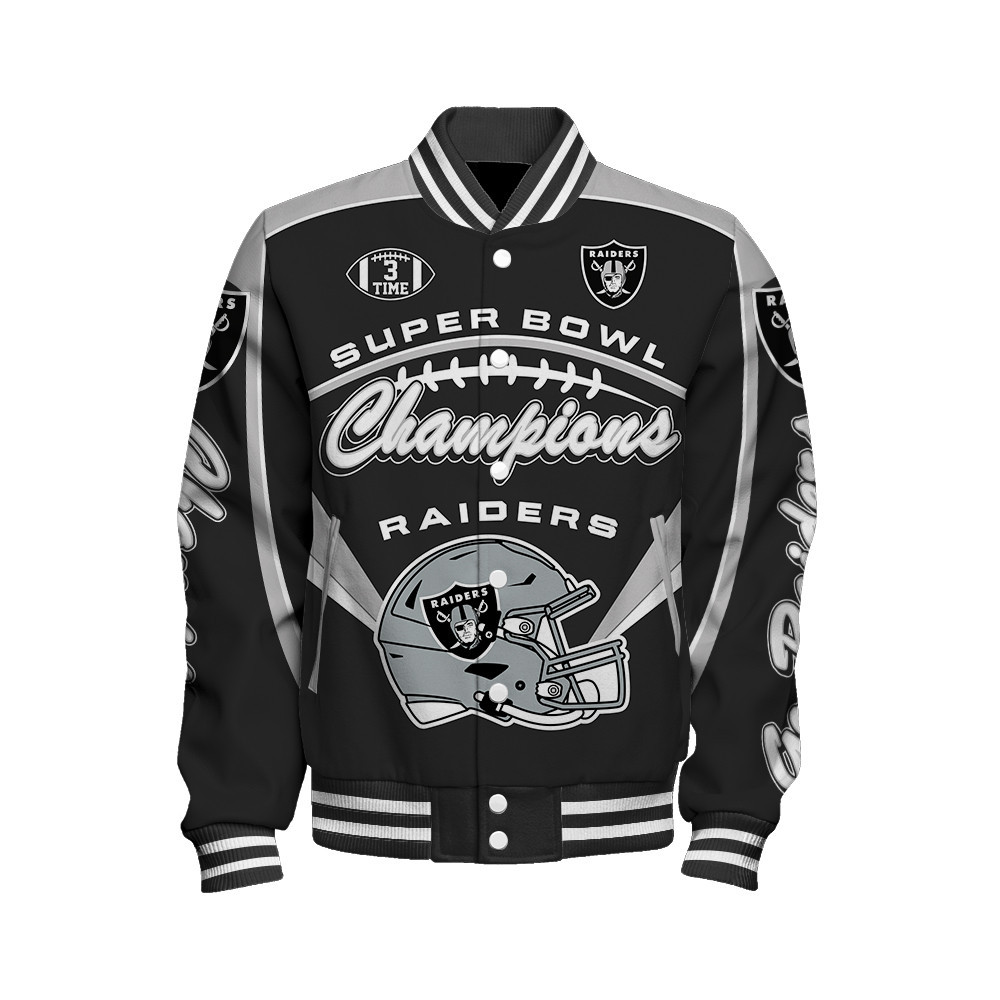 Las Vegas Raiders Super Bowl Champions We'll Always Be Together Varsity Jacket - Famjoys Las Vegas Raiders Super Bowl Champions We'll Always Be Together Varsity Jacket - Famjoys
