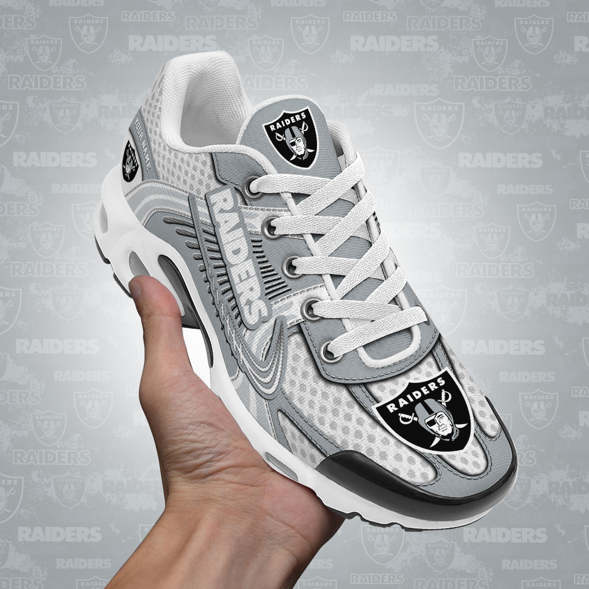 Las Vegas Raiders TN Shoes Custom Your Name, Sport Team Shoes, Shoes For Sport Lovers, Gifts For Fans ETRG-62469 - Famjoys Las Vegas Raiders TN Shoes Custom Your Name, Sport Team Shoes, Shoes For Sport Lovers, Gifts For Fans ETRG-62469 - Famjoys