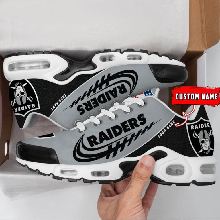 Las Vegas Raiders TN Sport Shoes - Famjoys Las Vegas Raiders TN Sport Shoes - Famjoys