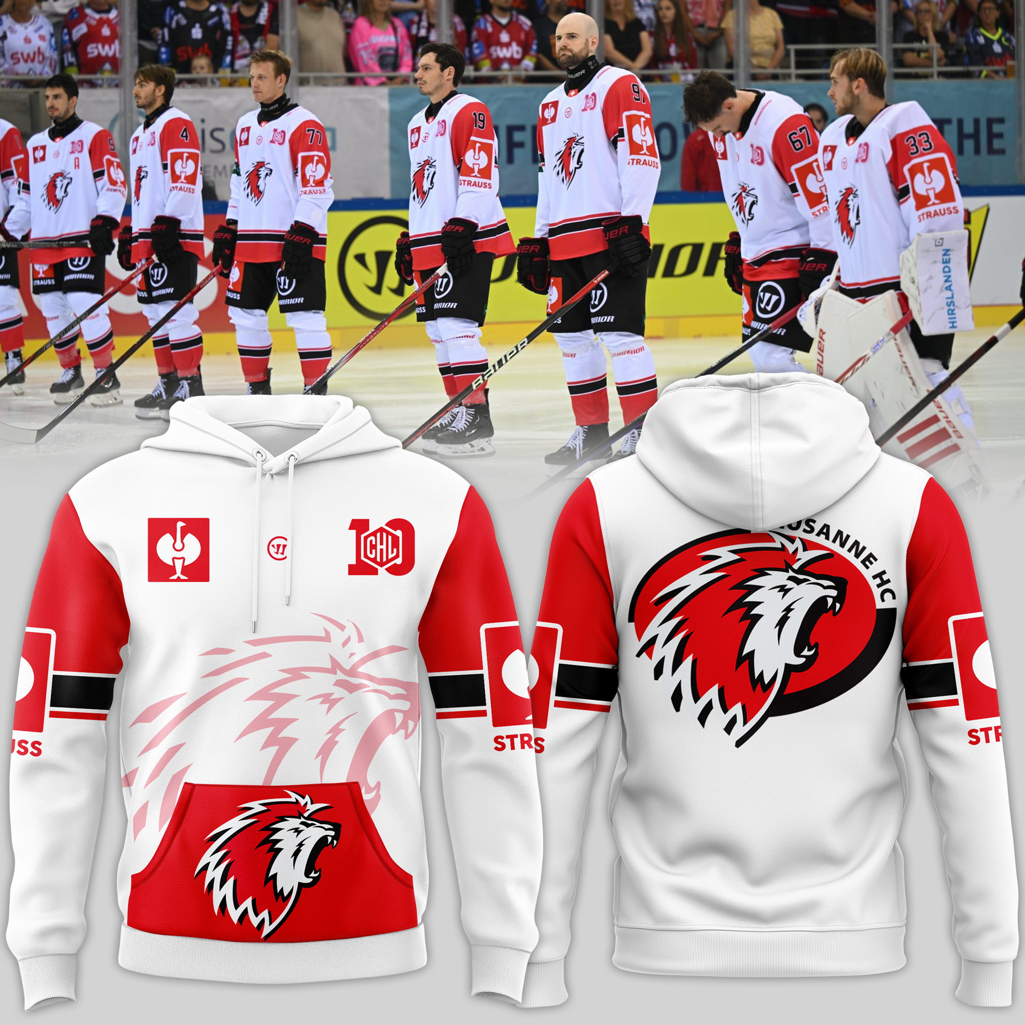 Lausanne Hockey Club Hoodie - Famjoys Lausanne Hockey Club Hoodie - Famjoys