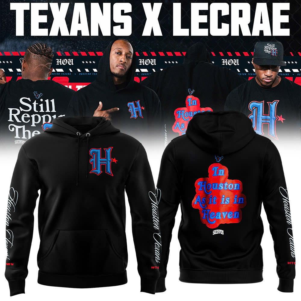 Lecrae x Houston Texans Black Hoodie - Famjoys Lecrae x Houston Texans Black Hoodie - Famjoys