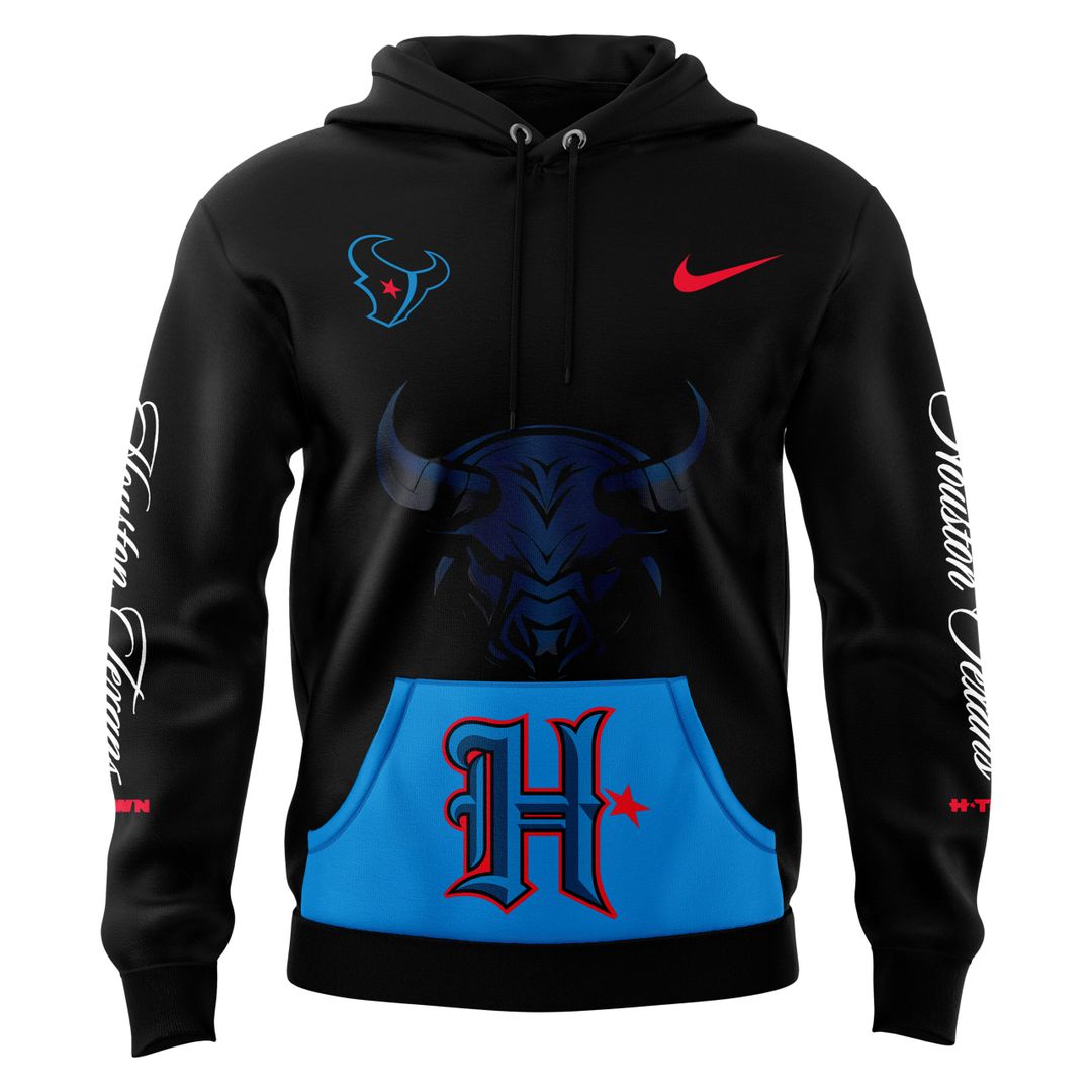 Lecrae x Houston Texans Black Hoodie - Famjoys Lecrae x Houston Texans Black Hoodie - Famjoys