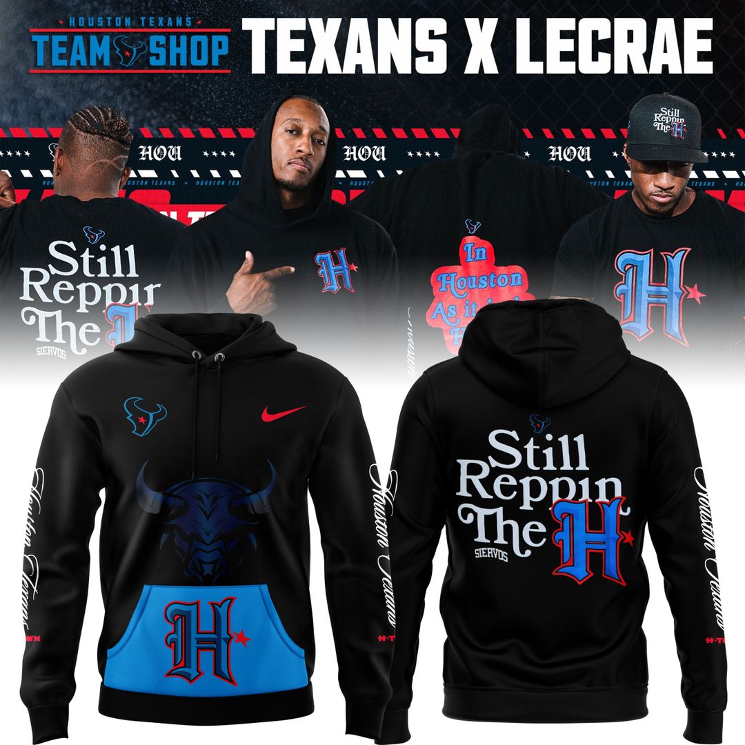 Lecrae x Houston Texans Black Hoodie - Famjoys Lecrae x Houston Texans Black Hoodie - Famjoys