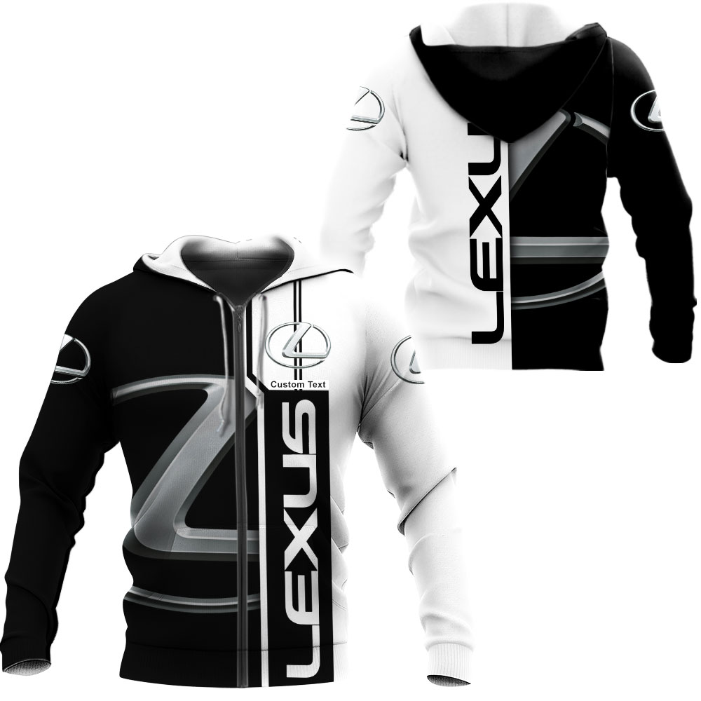 Lexus 3D Apparel Zip Hoodie,Pant,Polo, Button Hawaii Shirt Personalized - Famjoys Lexus 3D Apparel Zip Hoodie,Pant,Polo, Button Hawaii Shirt Personalized - Famjoys